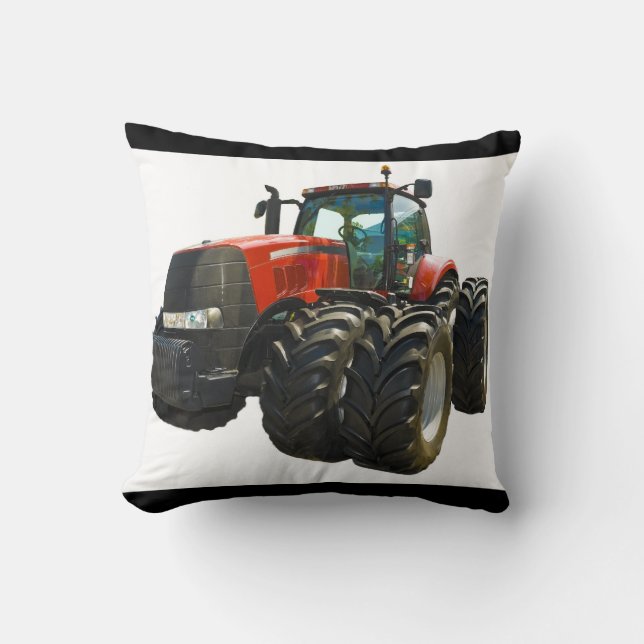 tractor throw pillow (Front)