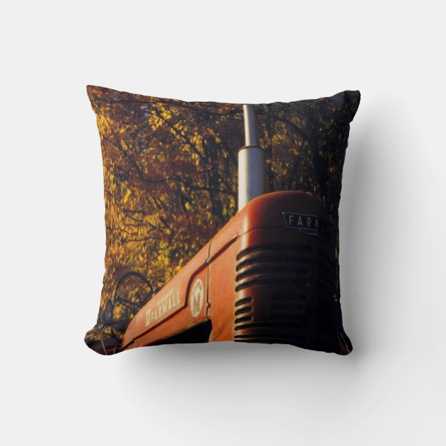 TRaCTOR Throw Pillow (Front)