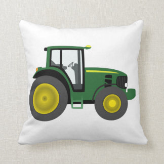 tractor throw pillow
