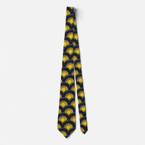 Tractor Tire Pattern Neck Tie