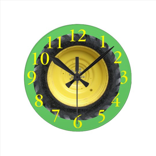 Tractor Tire Wall Clock