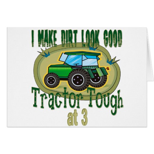 Tractor Tough 3 Cards (Front Horizontal)