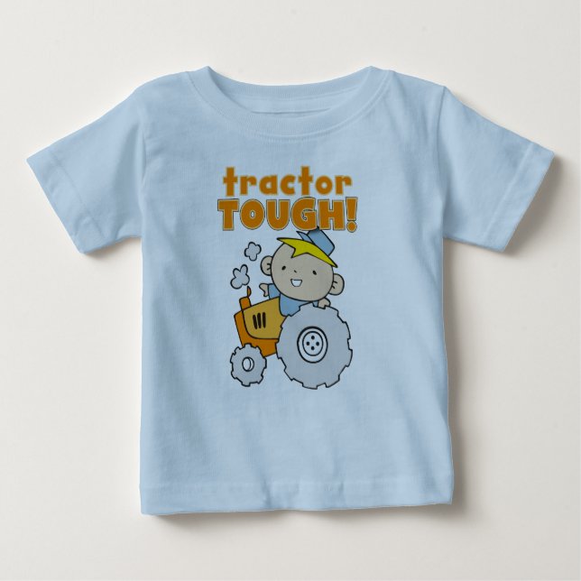 Tractor Tough Baby T-Shirt (Front)