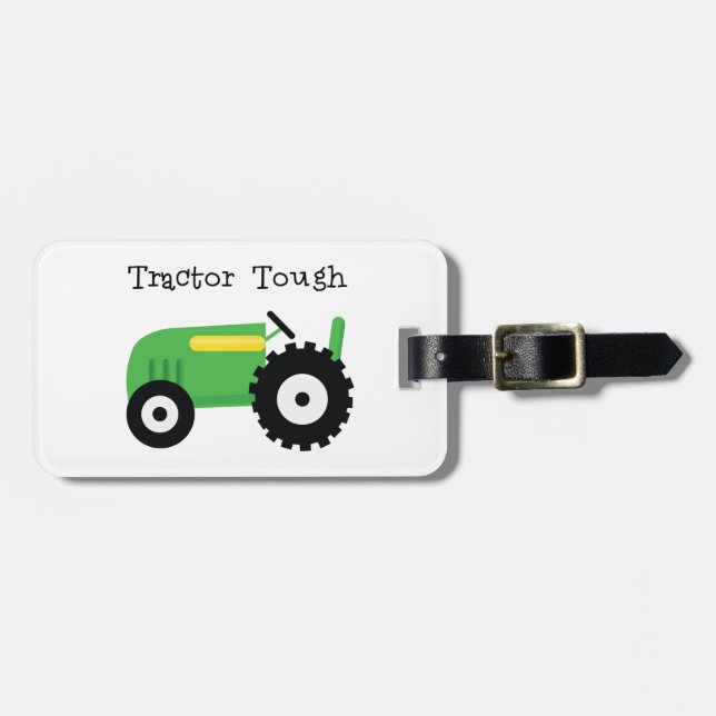 Tractor Tough Luggage Tag (Front Horizontal)