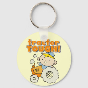 Tractor Tough T-shirts and Gifts Keychain