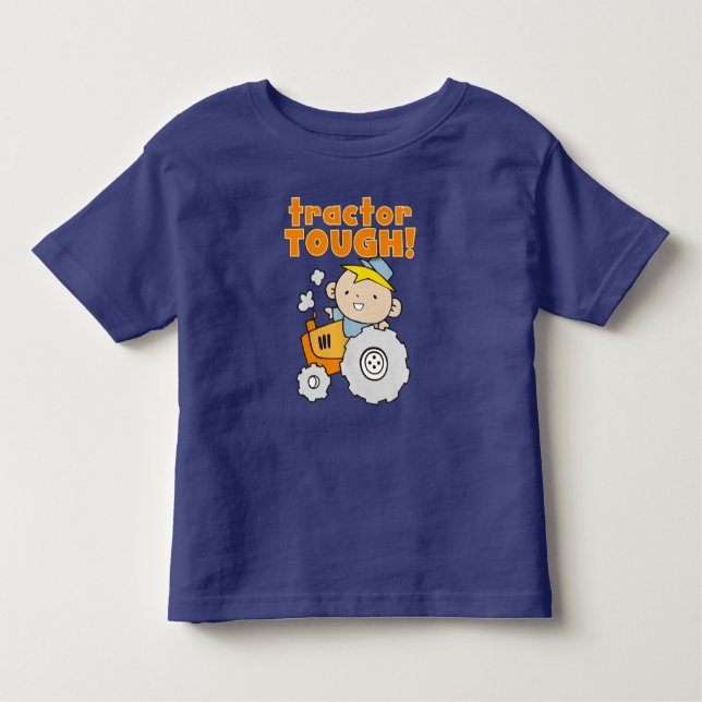 Tractor Tough Toddler T-shirt (Front)