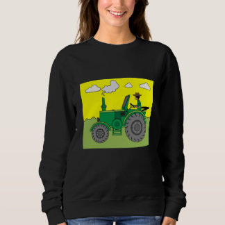 Tractor Trecker Farmer Vice Sweatshirt