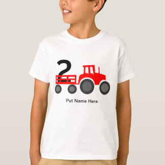 Tractor, Truck lover 2nd Birthday T-Shirt