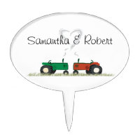 Tractor Wedding Cake Topper