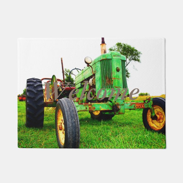 tractor welcome mat (Front)