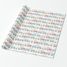 Tractor wrapping paper