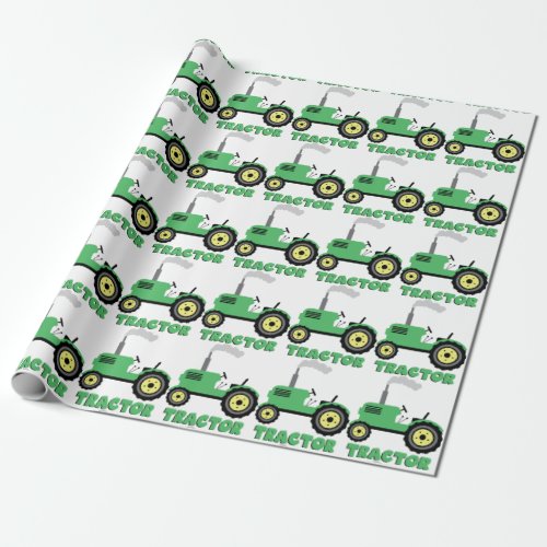 Tractor Wrapping Paper