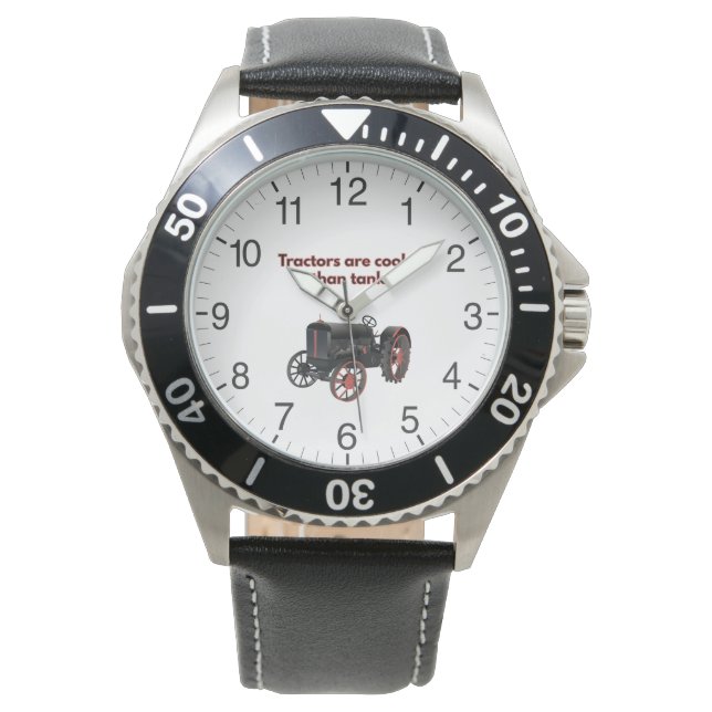 Tractors are Cooler than Tanks Watch (Front)