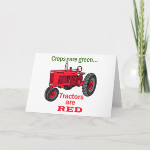 Tractors Are Red Card