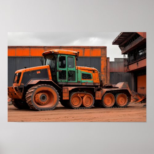 Tractors  Machines _ The Heavy Equipment Series 2 Poster