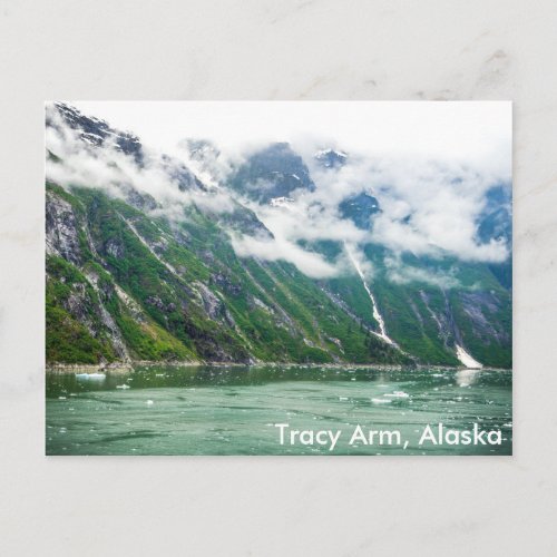 Tracy Arm Alaska Postcard