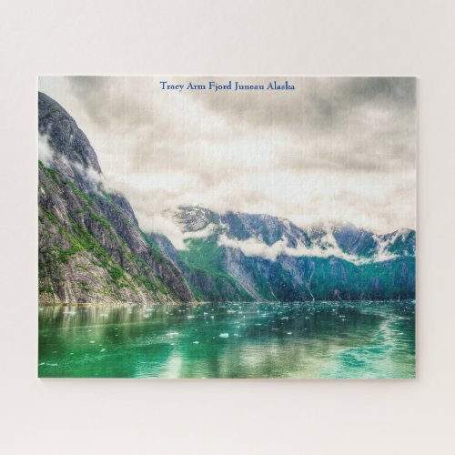 Tracy Arm Fjord Juneau Alaska Jigsaw Puzzle