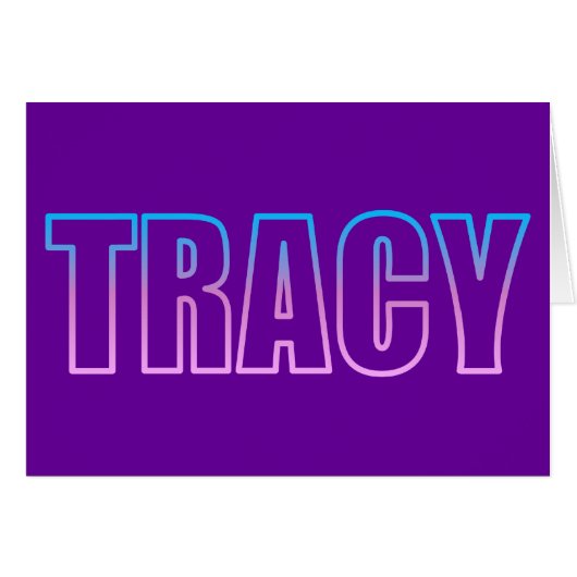 Tracy Cards (Front Horizontal)