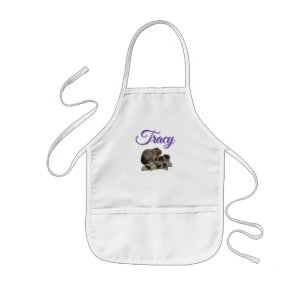 Tracy Girls Name In Purple With Capybras, Kids' Apron