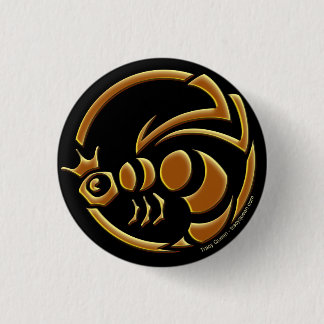 Tracy Queen - Queen Bee Crest Button