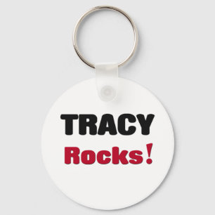 Tracy Rocks Keychain