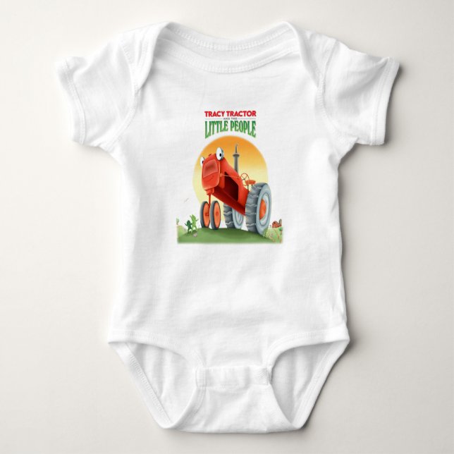 Tracy Tractor T-Shirt Baby Bodysuit (Front)