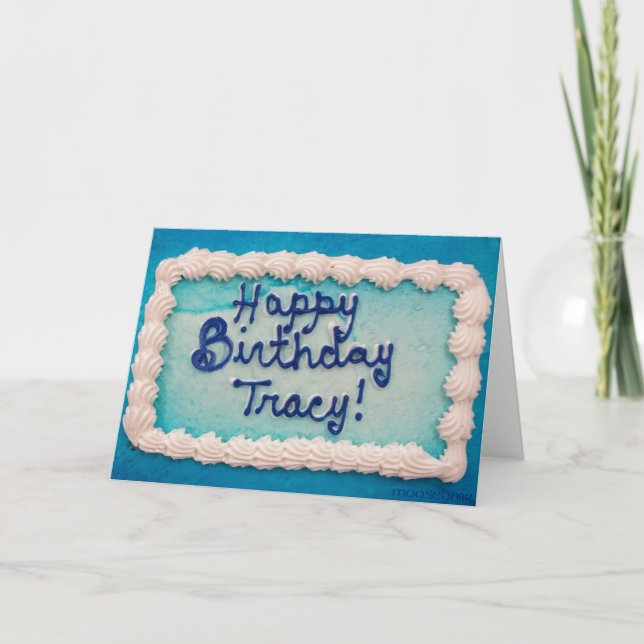 Tracy's 2016 Birthday Cake Card (Front)