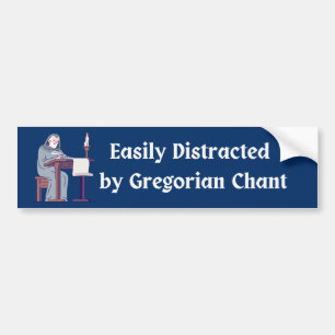 Trad Catholic Latin Mass Gregorian Chant  Bumper Sticker
