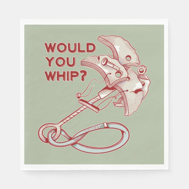 TRAD CLIMBING WHIPPER FALL NAPKINS (Front)