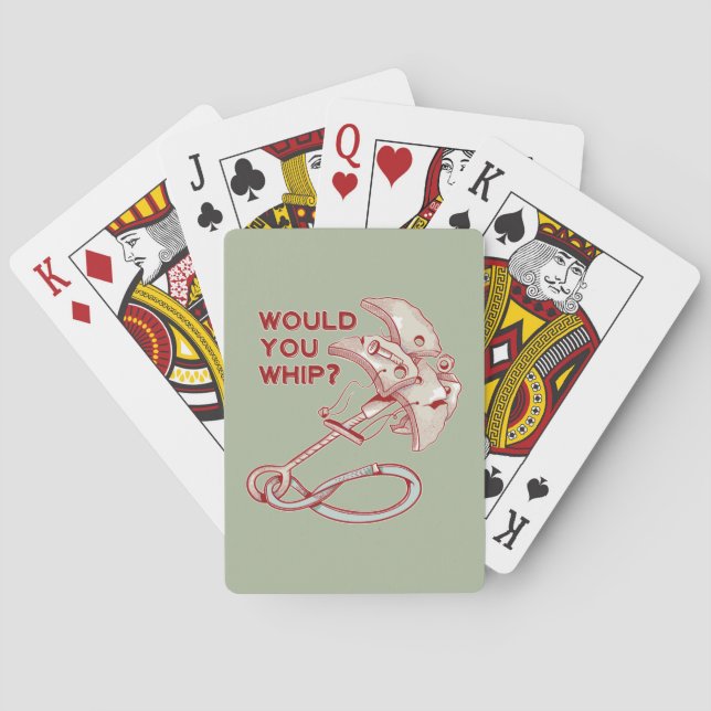 TRAD CLIMBING WHIPPER FALL POKER CARDS (Back)