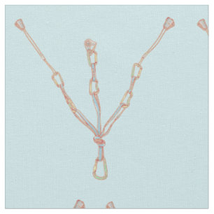 Trad rock climbing belay fabric