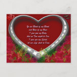 Trad. Scot Love Vow: Blood Of My Blood - Floral Postcard at Zazzle