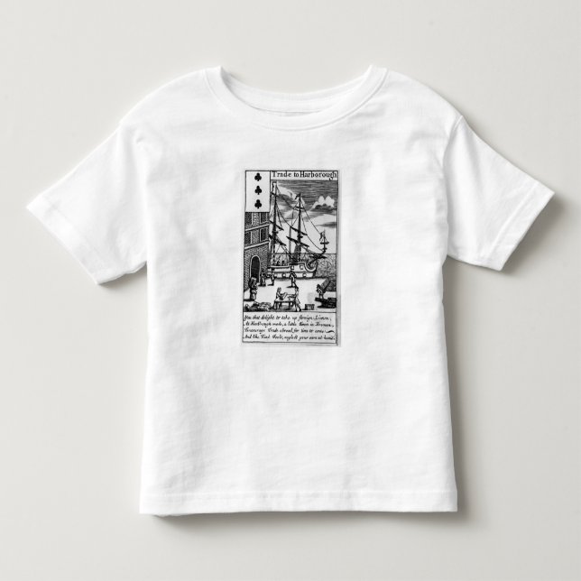 Trade at Harborough, English playing card Toddler T-shirt (Front)