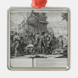 Trade between Mexican Indians and the French Metal Ornament
