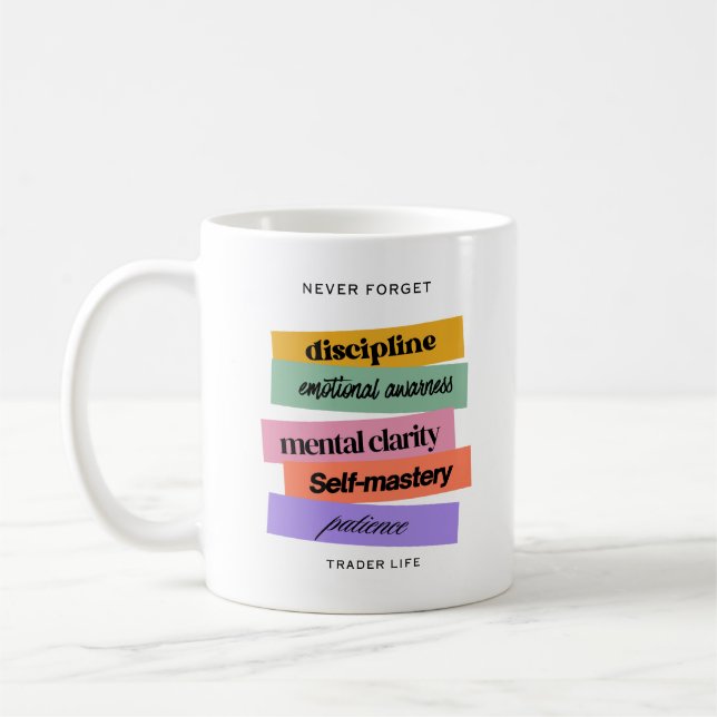 Trade design | Reminder | Motivation n Marble Coffee Mug (Left)
