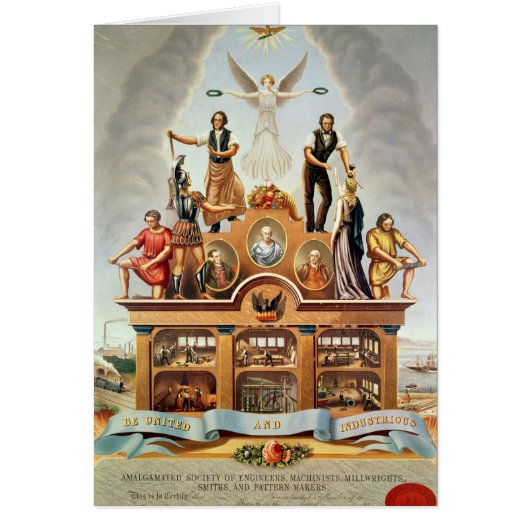 Trade Emblem of the Amalgamated Society Cards (Front)