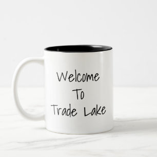 Trade Lake Wisconsin - Lake Map Mug