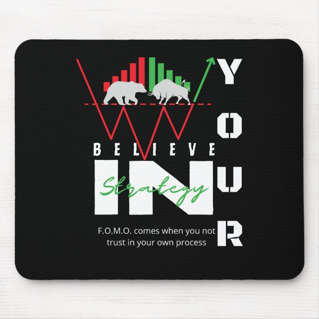 Trade Motivation | Bullish | Pattern Mouse Pad (Front)