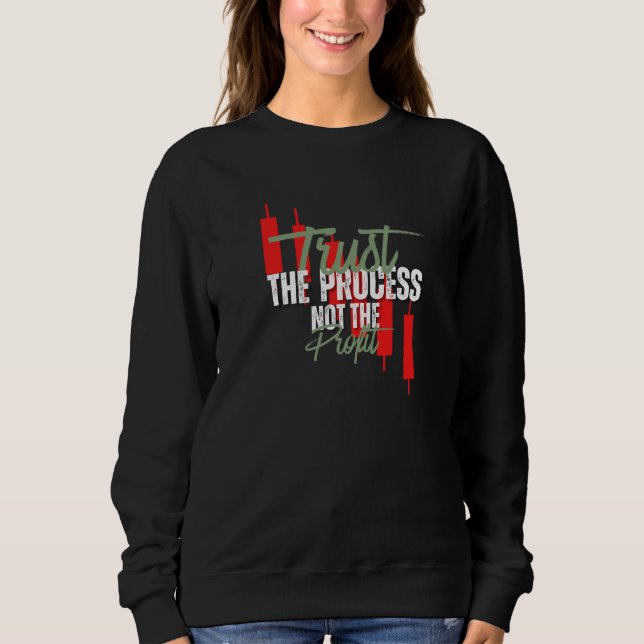 Trade Motivation | Trust | Self discipline Sweatshirt (Front)