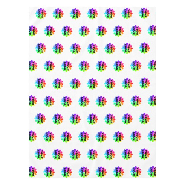 Trade Show Tablecloth Custom Logo Business (Front)