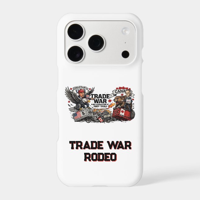 Trade War Rodeo iPhone Case (Back)