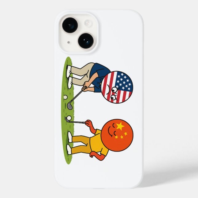 Trade Wars The Golf Edition Case-Mate iPhone Case (Back)