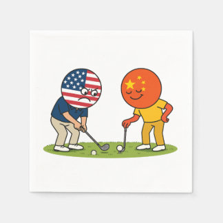 Trade Wars The Golf Edition Napkins