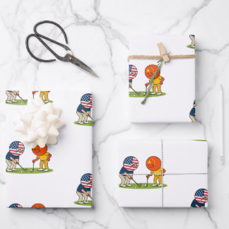 Trade Wars The Golf Edition Wrapping Paper Sheets