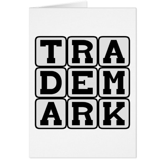 Trademark, Registered Symbol Cards (Front)