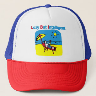 TRADEMARKED LAZY BUT INTELLIGENT HAT