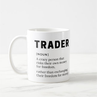 Trader Definition Stock Market Day Trader Coffee Mug