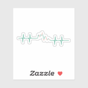 trader Heartbeat Sticker