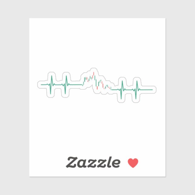 trader Heartbeat Sticker (Sheet)