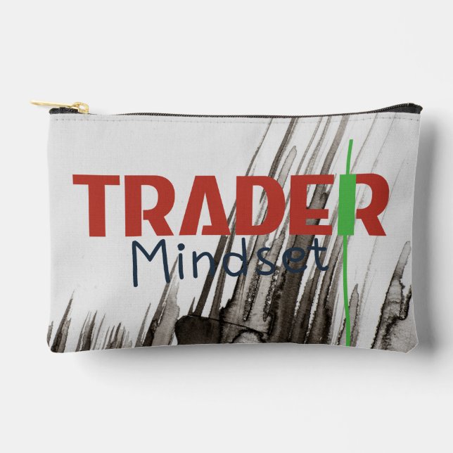Trader Mindset – Discipline, Focus, Trading Psycho Accessory Pouch (Front)